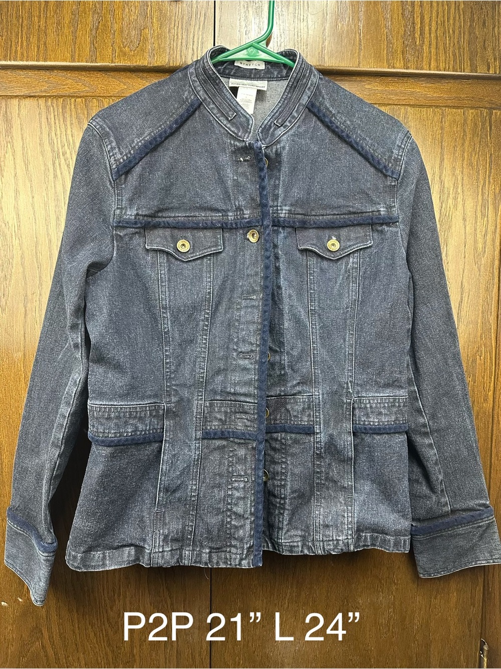 Jones New York Dark Blue Denim Jacket